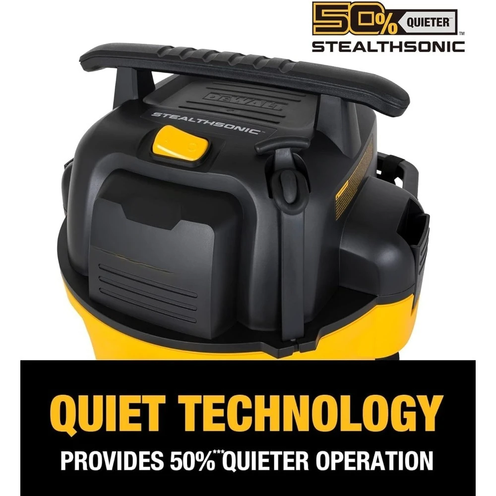 أدوات كهربائية/9 جالون مكنسة بولي شوب فائقة الهدوء رطبة/جافة، DXV09P-QTA للحد من الضوضاء للمتجر، مكنسة متجر شديدة التحمل #4