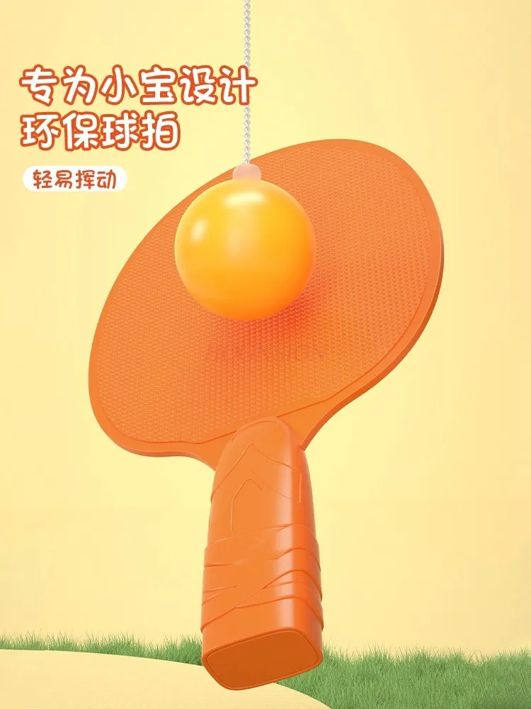 Allenatore di ping pong sospeso per bambini, aggiornamento dei cartoni animati, interazione genitore-figlio, coordinazione occhio-mano, visione dell'esercizio