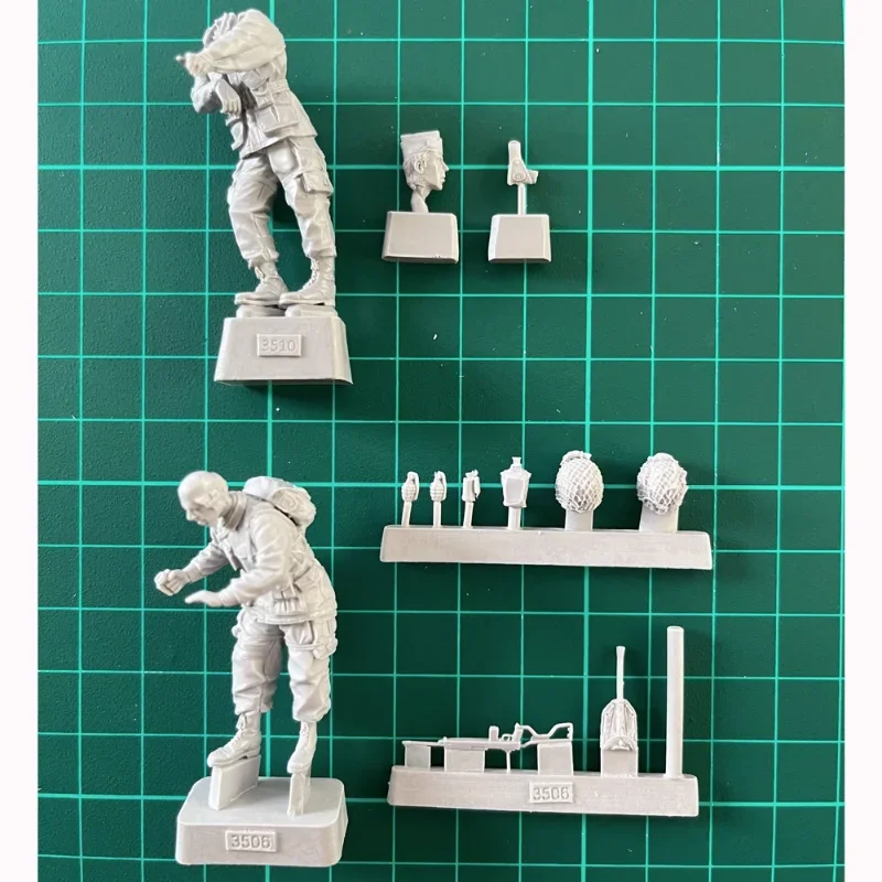 1/35 Scale Diorama Resin Figure Assembly Model Kit US Army 2 persons Unassembled and Unpainted 1223