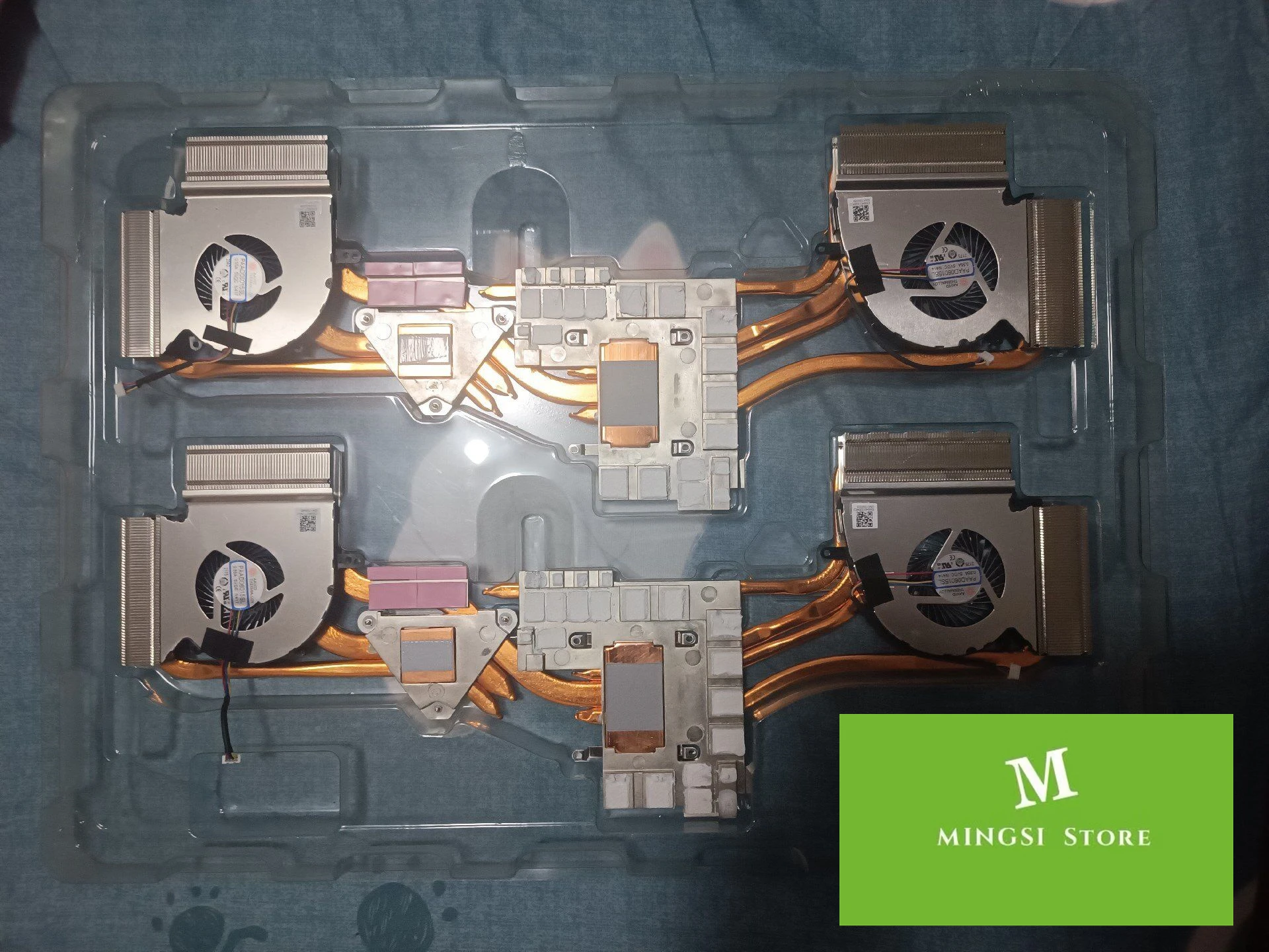 Imagem -03 - Dissipador do fã para Msi Ge75 Raider 10sfs Ms17e9 2070 Genuíno
