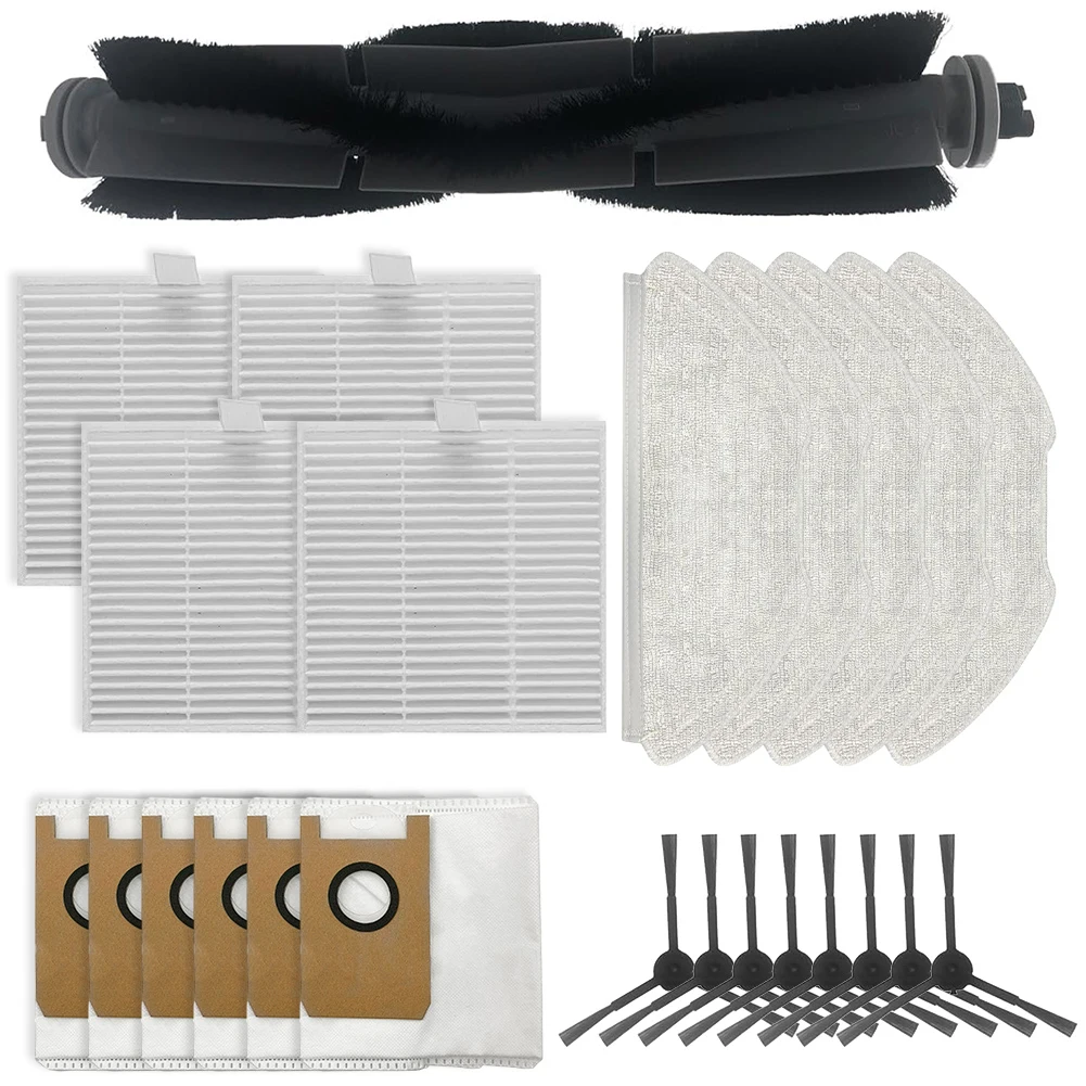Comprehensive Accessory Kit For AIRROBOS for t20 for t20+ Vacuum Cleaner Includes Main Brush Filters And Mop Cloths For Spotless