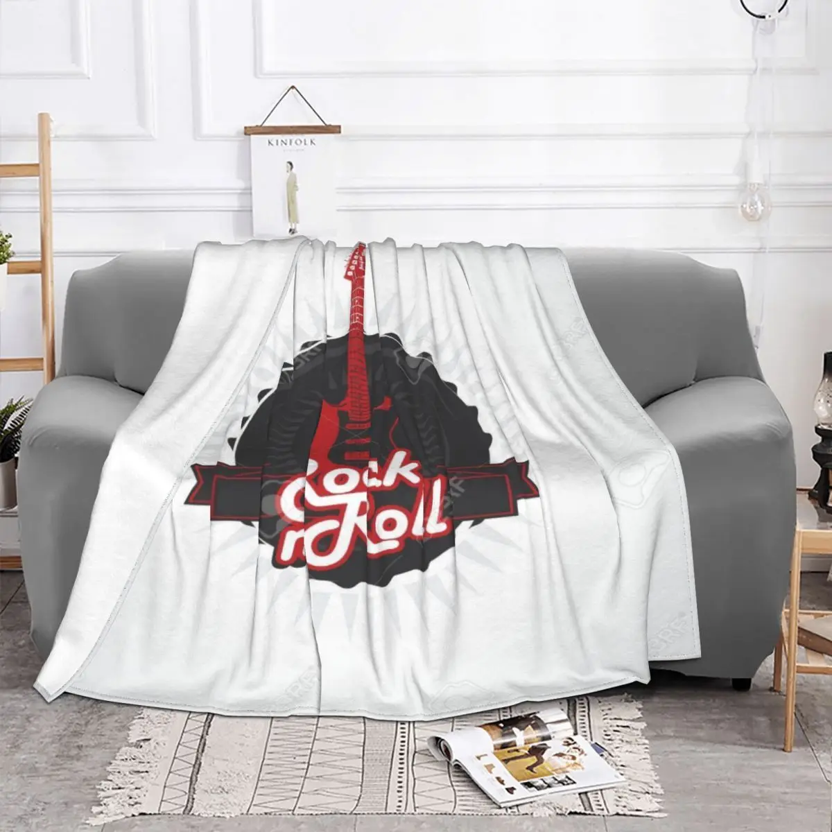 Rock N Roll 2122 Plush Knee Blanket Blankets And Throws Throw Blanket