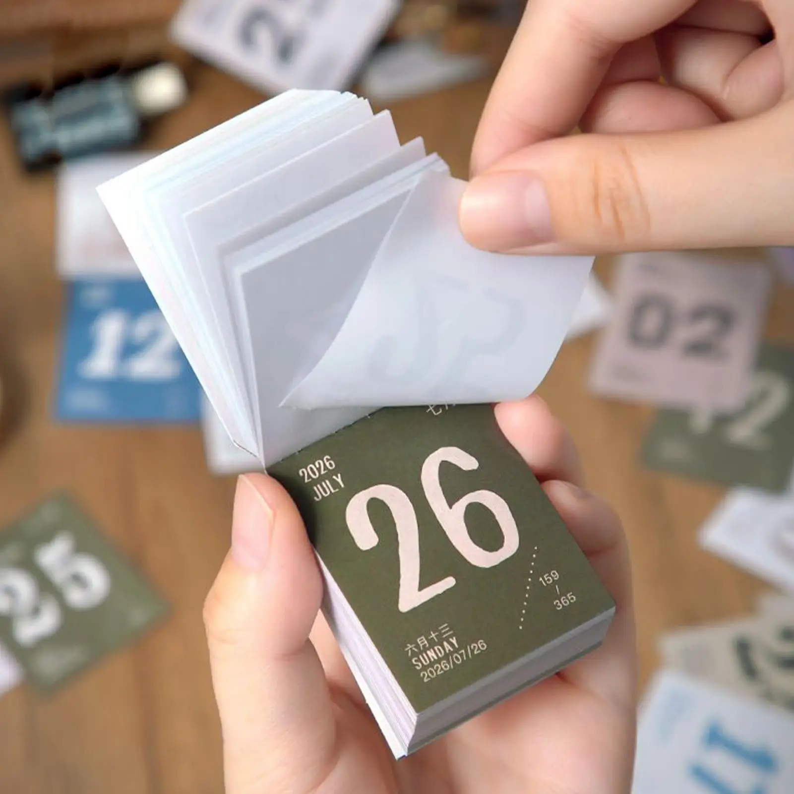 

Mini Calendar 2026 Daily Tear-Off Portable Agenda Organizer Planner for Planning Schedule Appointment Home Office School