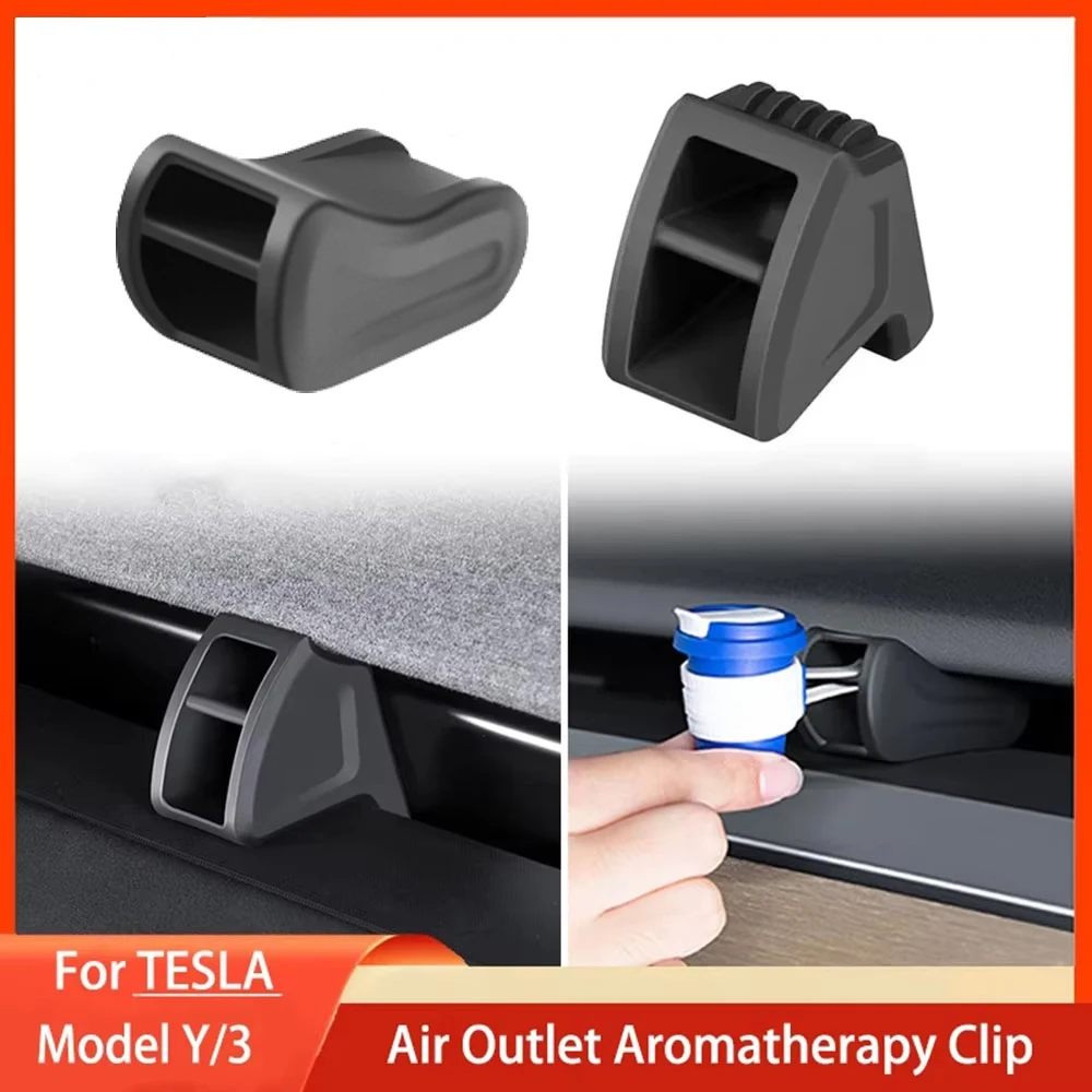 For Tesla Model Y Juniper 2026 Air Outlet Vent Aromatherapy Clip Freshener Model 3 Highland Adapter Bracket Fragrance Converter
