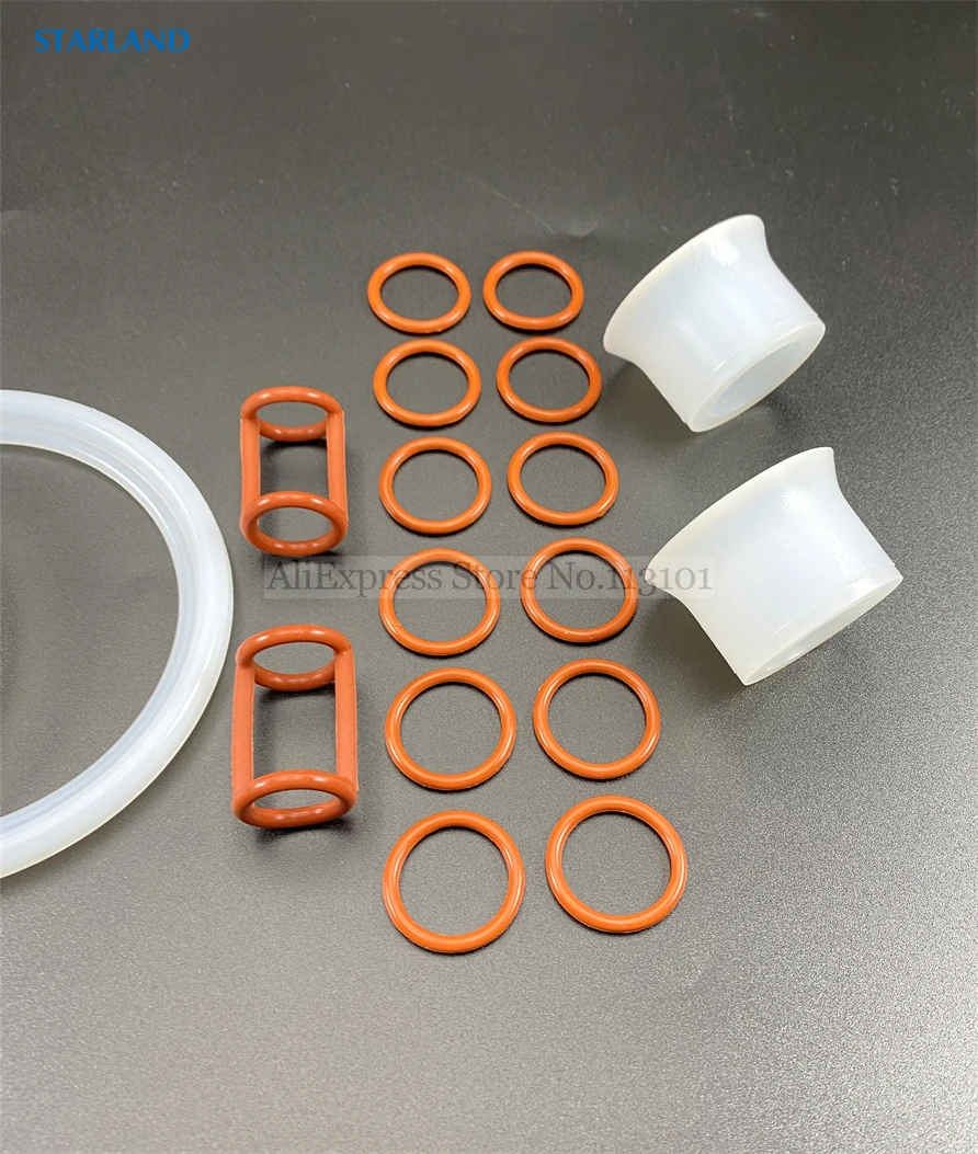 1 مجموعة من حلقات الختم طوقا الملحقات 18 قطعة مزيج ZM قطع غيار ماكينات الآيس كريم MK صناع الآيس كريم الناعم