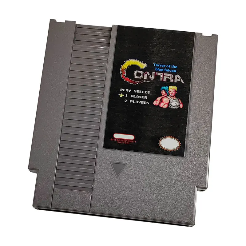 Contra Terror of the blue falcon 72 pins 8bit Game Cartridge for NES Video Game Console