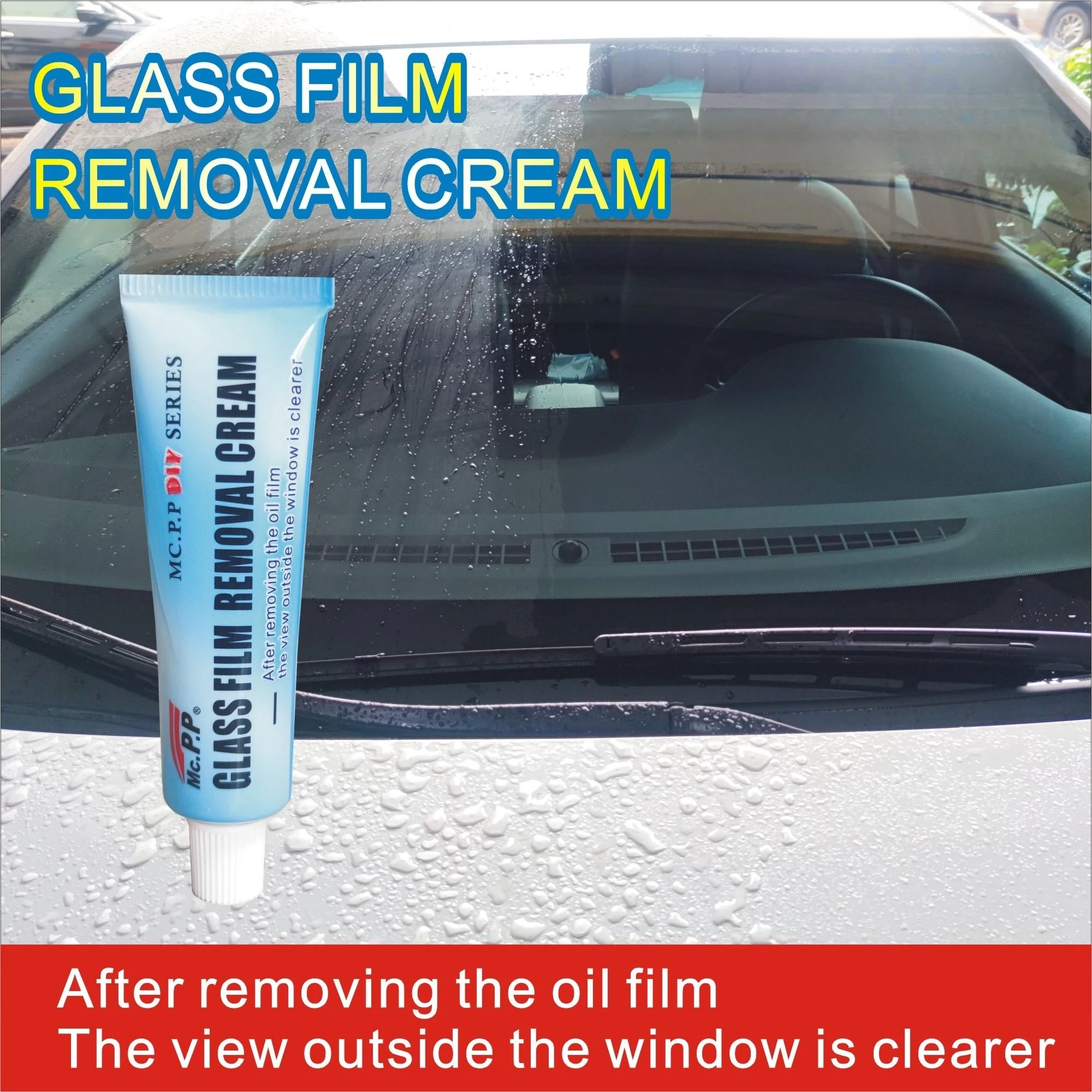 

Car Windshield Oil Film Removing Paste Window Mirror Mask Anti-fog Waterproof Dustproof Glass Oil Film Treatment Car Accessories