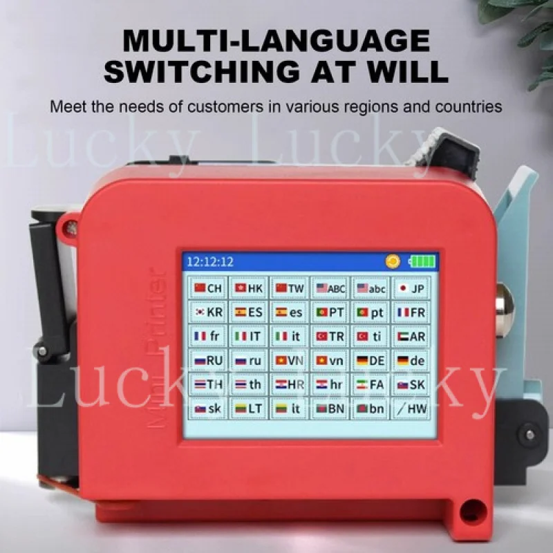 f  for  Mini Smart Handheld Inkjet Printer Date QR Coder Coding Machine 2.5 inches new