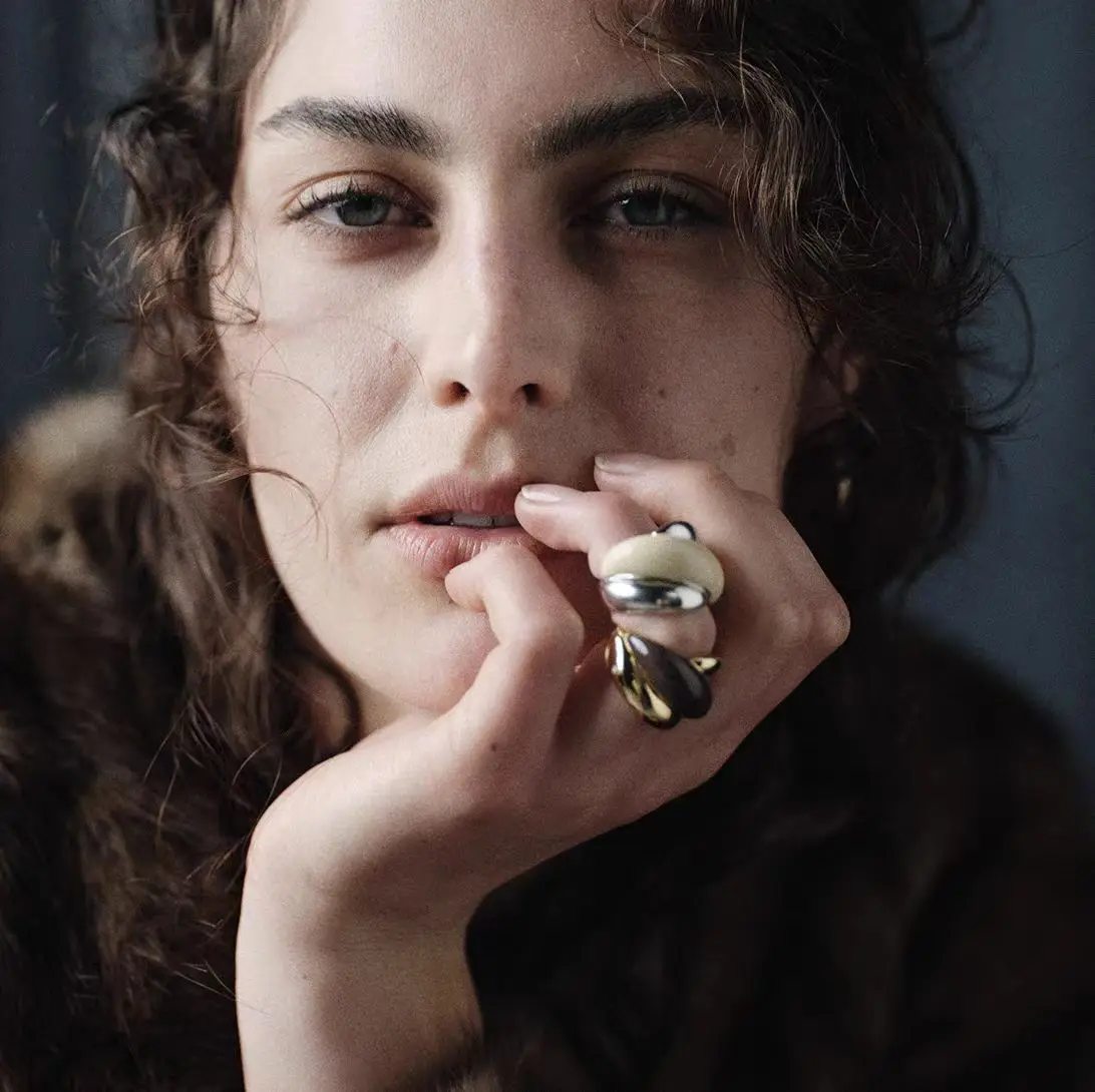 [Miss Jenny] Vintage-Inspired Design, Open-End Index Finger Ring, Exclusive & Individualistic Finger Ring M143