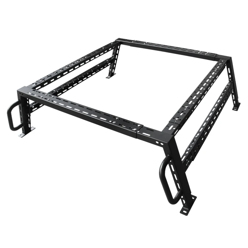 Pickup Truck Bed Modified Gantry Frame Anti Room Roll Rack Cross Bars Frame Car Guardrail Rear Bucket Box Device Trailer Hitch