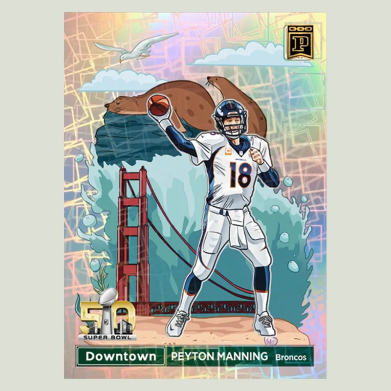 Panini DIY Domowe Super Bowl Downtown NFL Roger Staubach Aaron Rodgers Rugby Star Karty Kolekcjonerskie Prezent Urodzinowy Kolekcja