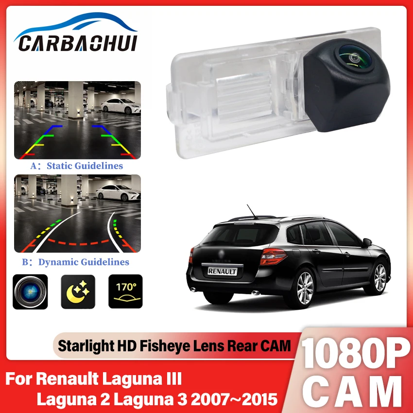 

Камера заднего вида для Renault Laguna III Laguna 2 Laguna 3 2007 ~ 2015 CCD Full HD Высокое качество RCA камера заднего вида для парковки