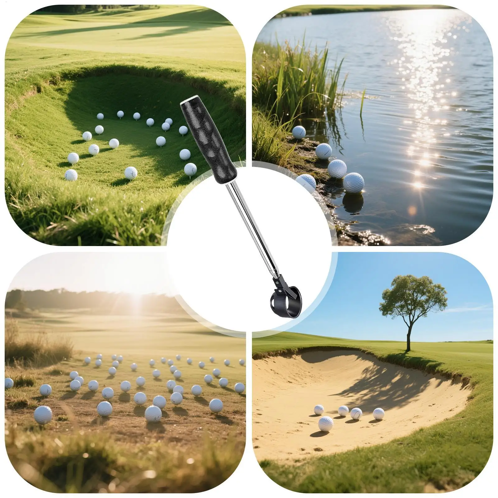 Golfbal Retriever 9 Ft draagbare golfbalcollector Golferaccessoires voor Driving Range Operators Professionele instructeurs