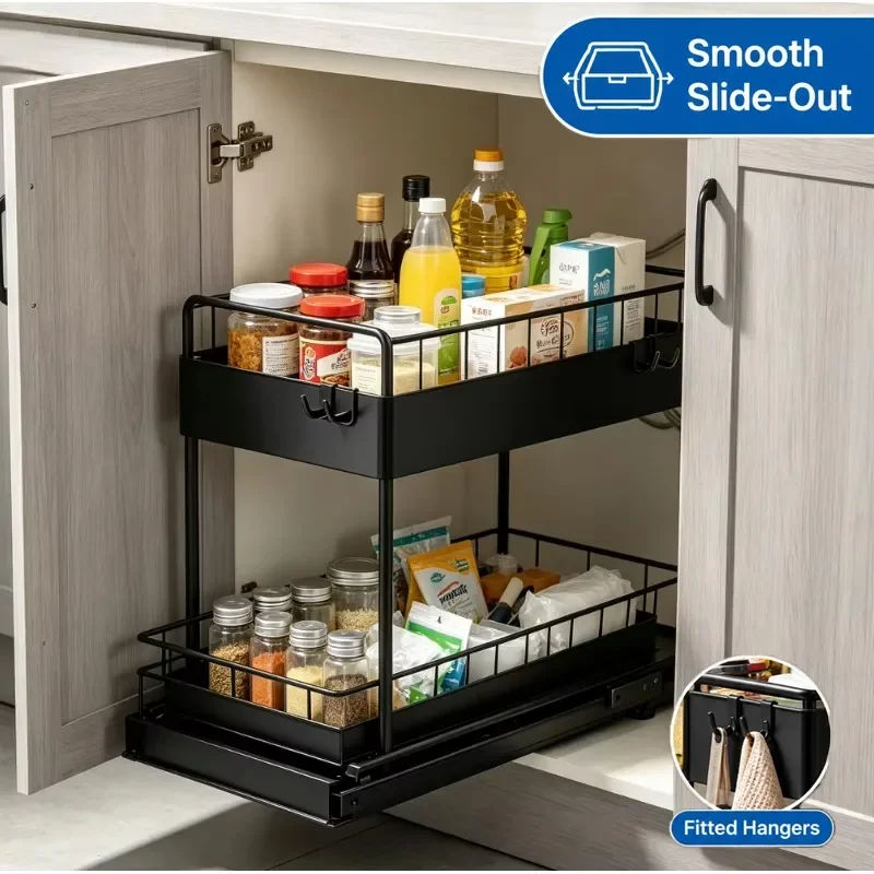 2-Tier Slide-Out Under-Sink Organizer product image