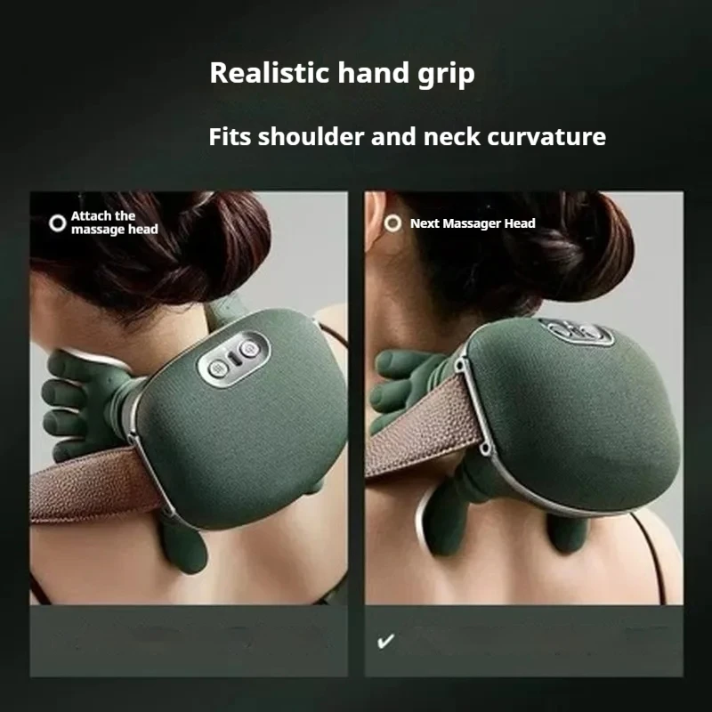 

High-Capacity Battery Portable Shoulder Neck Massage Device Rechargeable Relaxation Spa for Neck And Shoulder Pain Relief