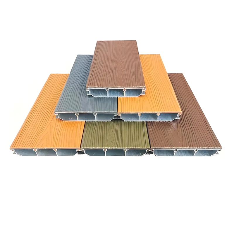 

Factory Direct Supply Anti-fading Anti-rot Outdoor Garden Wall Slat Panel Top Aluminum Decking Easy Modern Square Waterproof