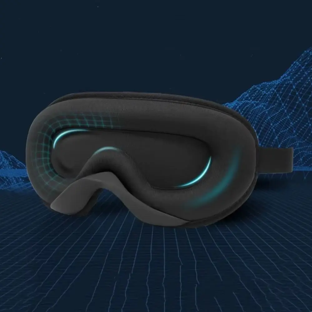 Máscara para dormir de espuma suave, Material cómodo, forma 3D, máscara para ojos de seda de hielo 3D, bloqueo ligero, diseño acolchado, bloqueo, máscara para ojos ligera, viaje