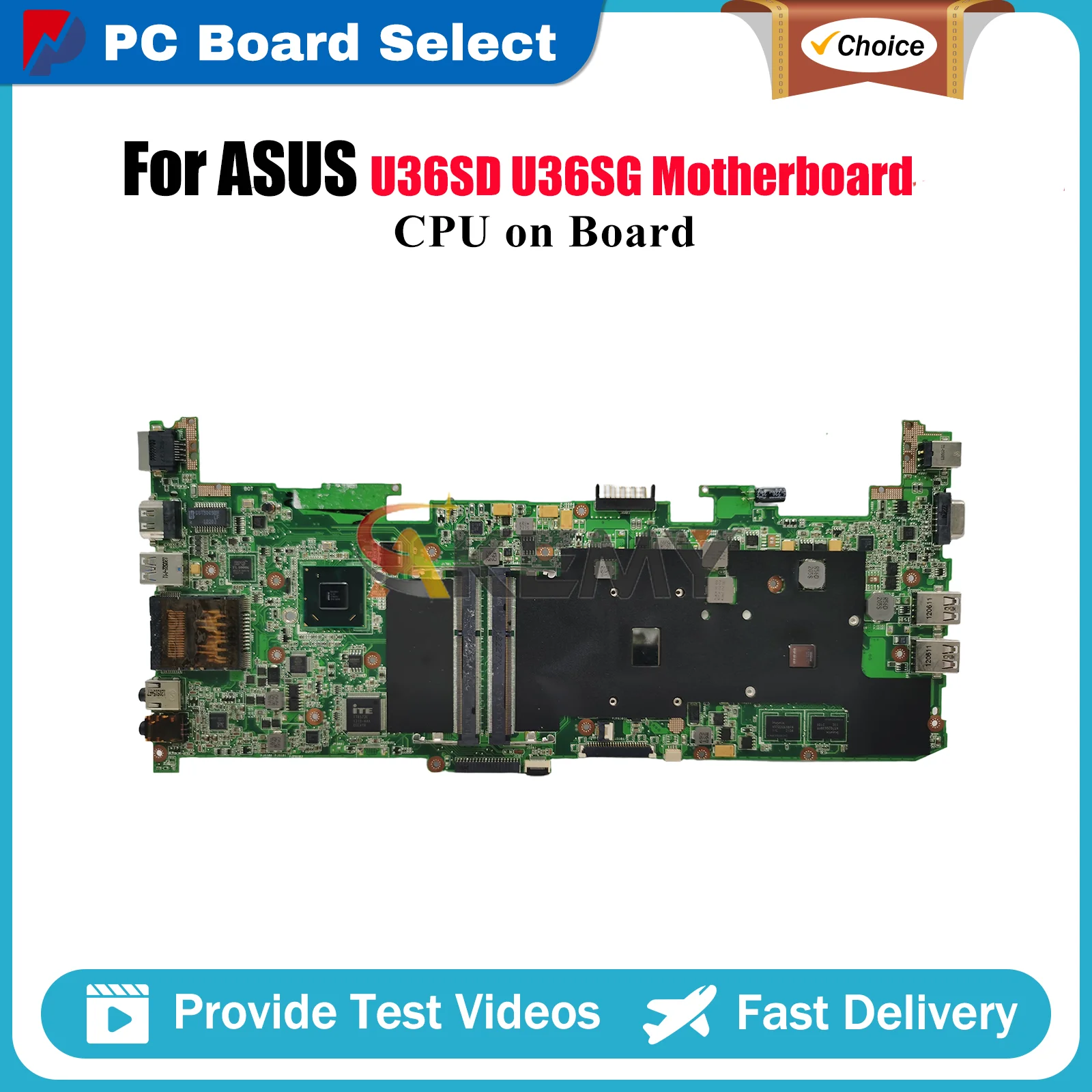 

Материнская плата для ноутбука U36SD для ASUS ZenBook U36S U36SD U36SG, материнская плата для ноутбука с процессором, 100% тестирование, ОК, быстрая доставка, высокое качество