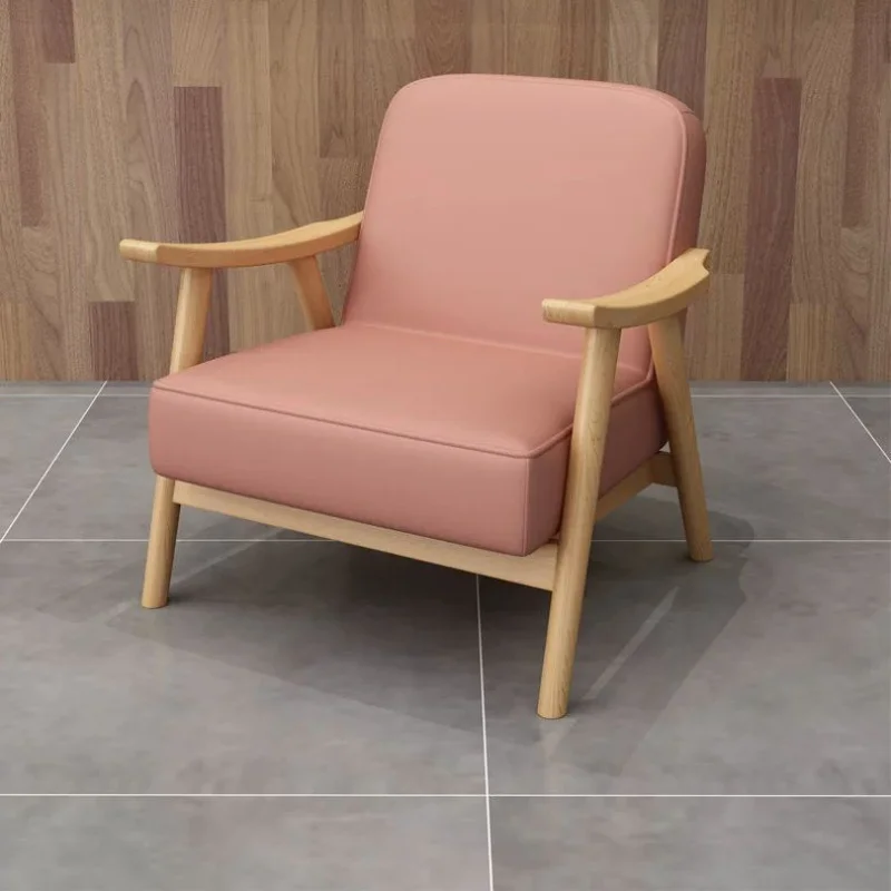 Custom Solid Wood Coffee Shop Sofa Dessert Milk Tea Shop Library Rest Area Book Bar Leisure Negotiation Reception Table and Chai