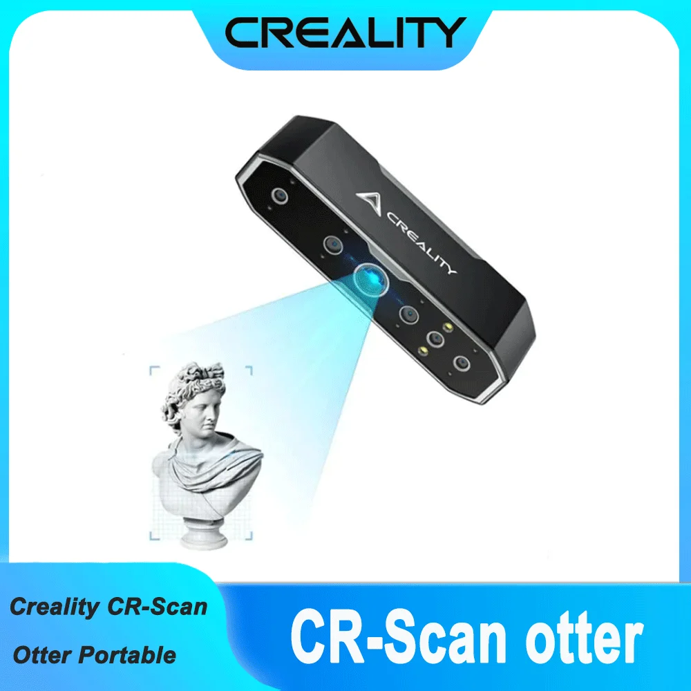 

Creality CR-Scan Otter Portable Upgraded Handheld 3D Scanner 0.02mm Accuracy High Efficiency 20fps Speed Scanning Anti-shaking
