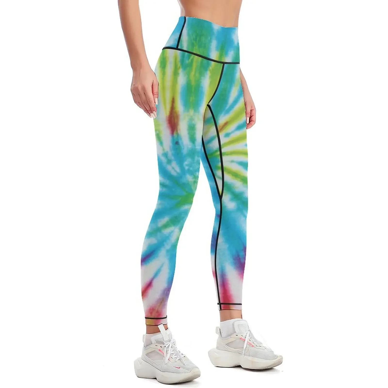 tie dye camisas leggings sweatpants leginsy push up esporte legging das mulheres leggings