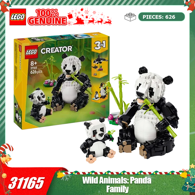 

LEGO Building Blocks Assembly 31165 Wildlife Panda Family Boys and Girls Children's Toys Birthday Christmas Gift
