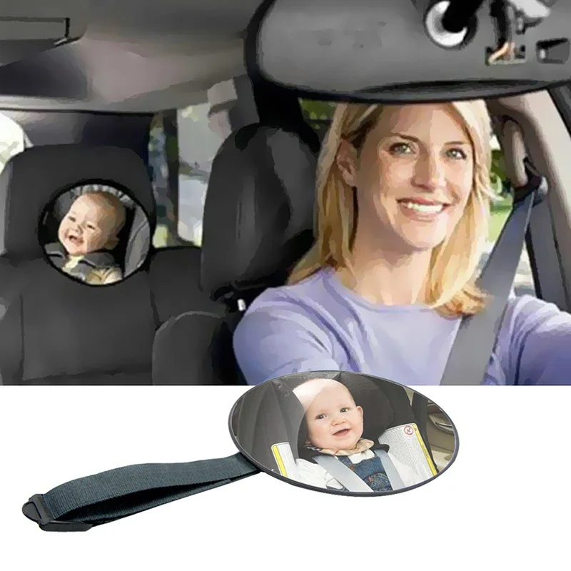 NEW Baby Car Mirror Safety View Back Seat Mirror Baby Facing Rear Ward Infant Care Square Safety Kids Monitor Car Accessories