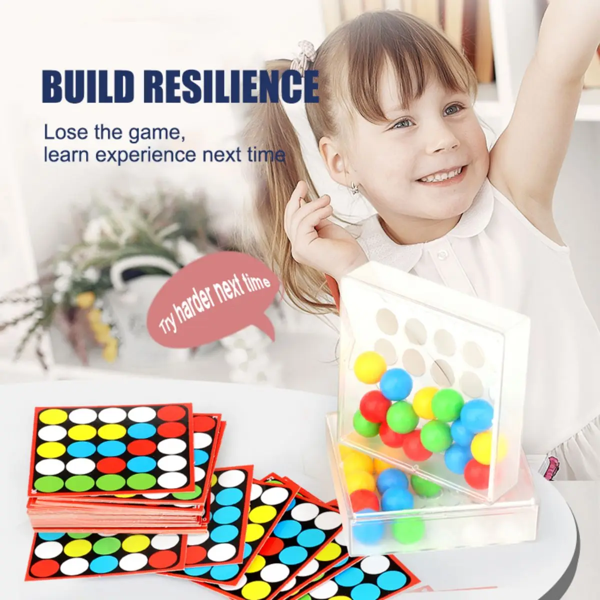 Interactive Fine Motor Skills Ball Rolling Toy for Logical Thinking And Cognitive Development.Portable Finger Chessboard game