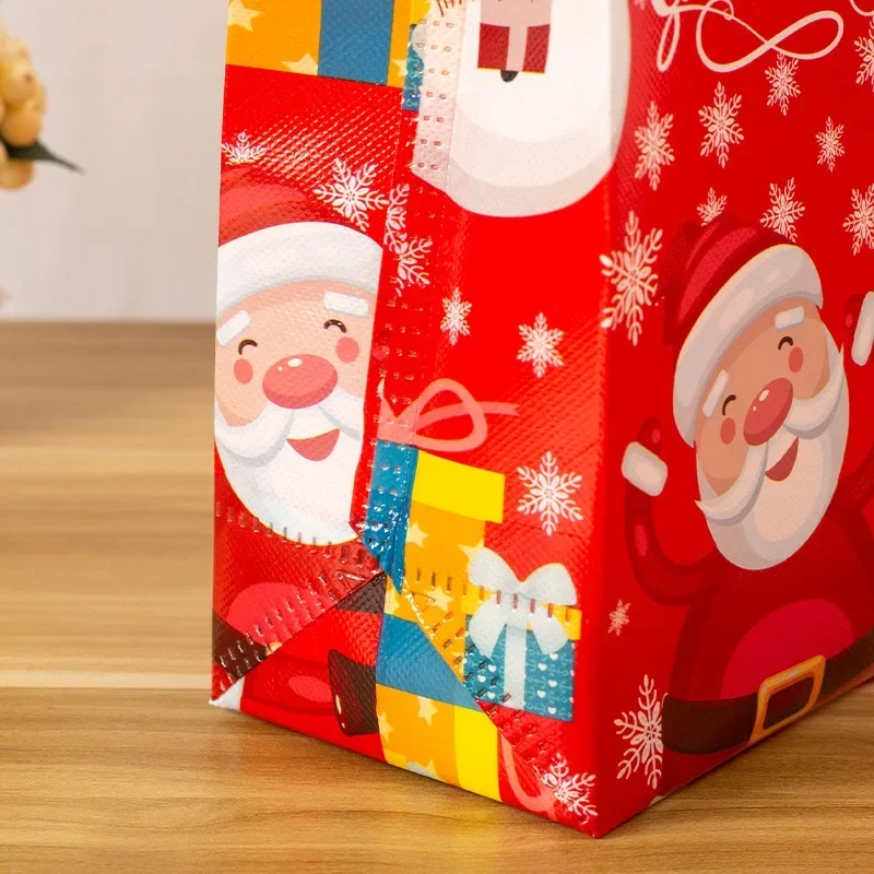 Sacs cadeaux de Noël pour enfants, sacs à bonbons, organisateurs, emballage, décoration, 1 pièce