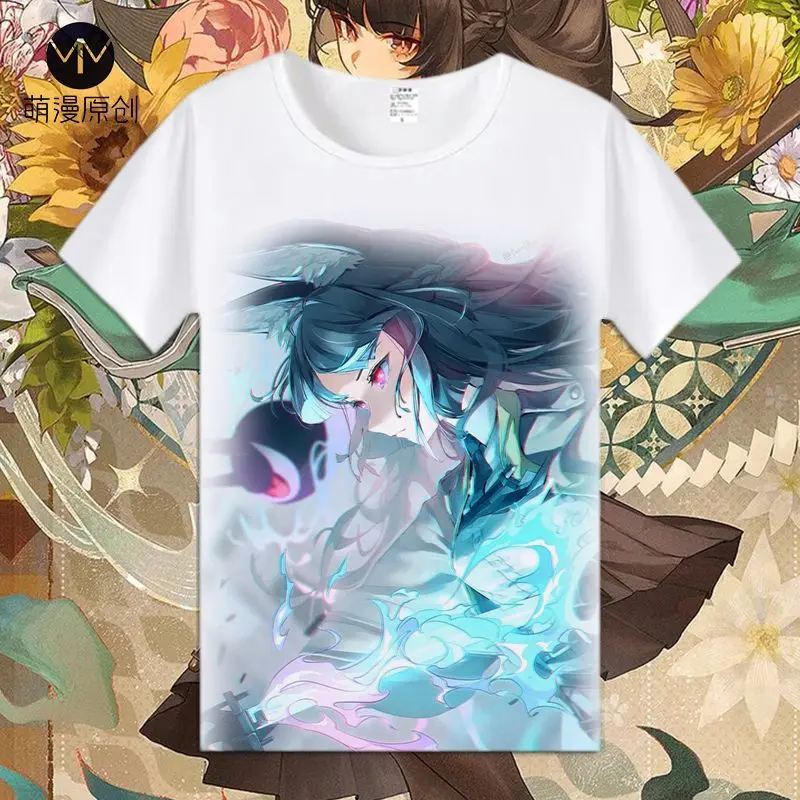 

Anime Game Zenless Zone Zero Cos Hoshimi Miyabi Evelynn Lycaon Anby Etc. 2025 Unisex Simple Top Short Sleeve Summer T-shirt Gift