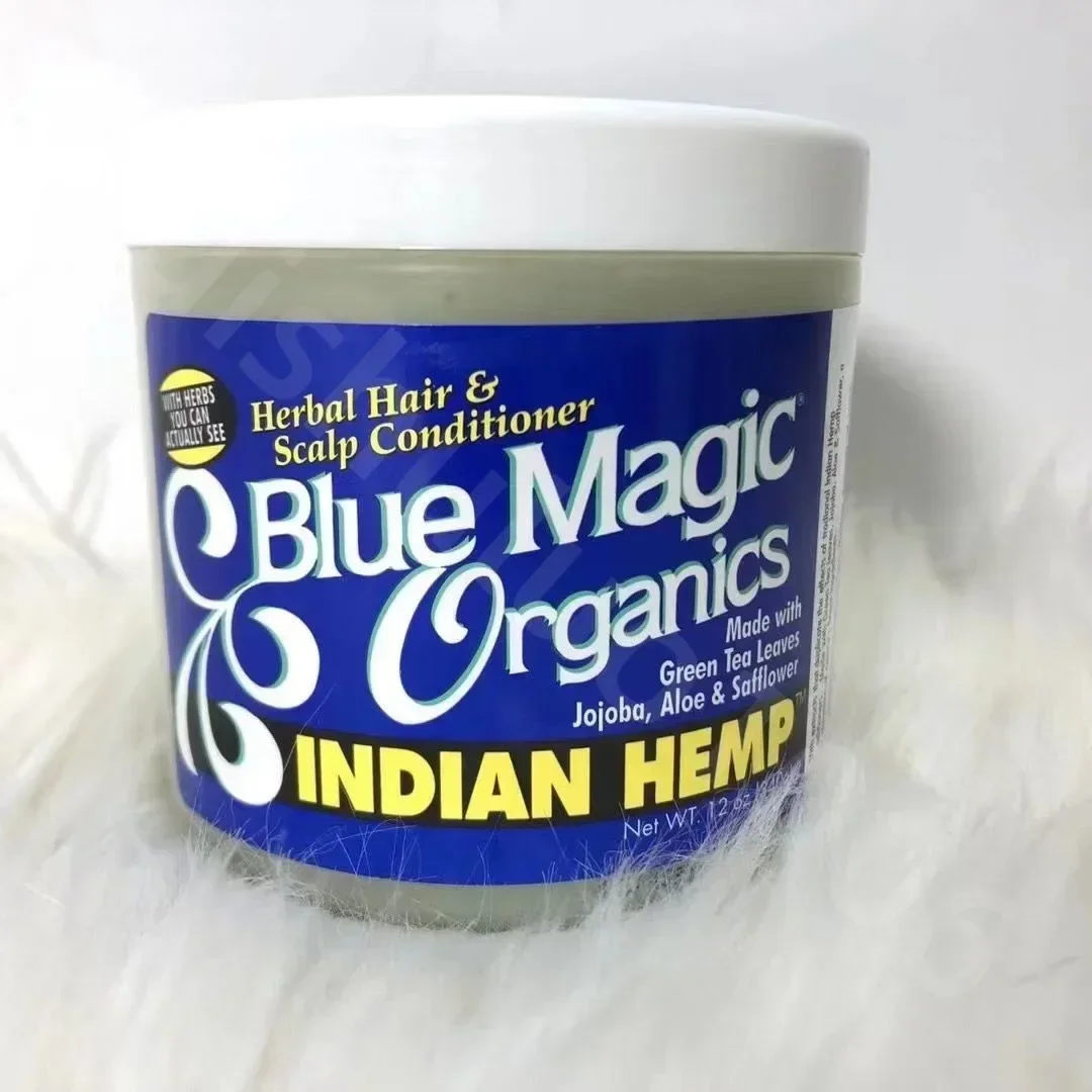 340g 1pcs Ceras de cabelo Blue Magic, Condicionador do couro cabeludo, Creme e Putties