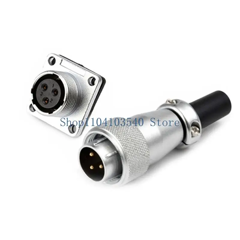 

02DC Aviation Plug set Secure & Stable Aviation Circular Connector set TQ+Z Male+Famale Base Connector set Simple Installs