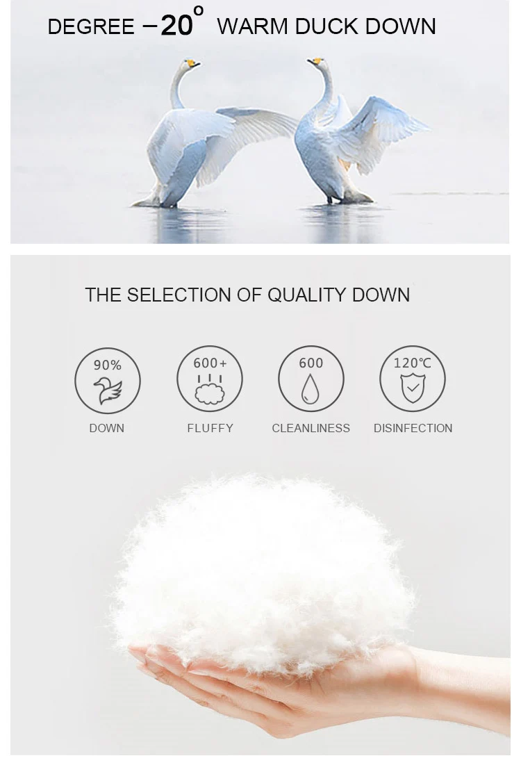 New 2026 Autumn Winter Lightweight Wave Quilted Puffer Jacket Women Loose Round Neck Short White Duck Down Coat Outwear