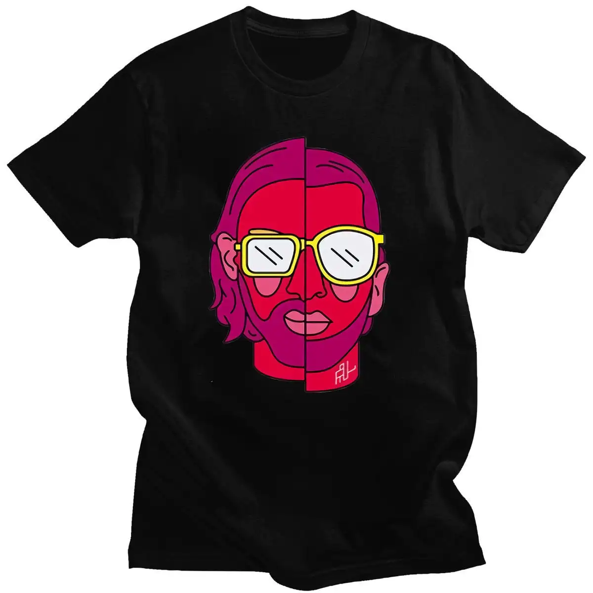 

French Rapper Graphic Print T-shirt PNL Album T-shirt Men's and Women's Hip Hop Fashion Short Sleeve T-shirt Street Wear