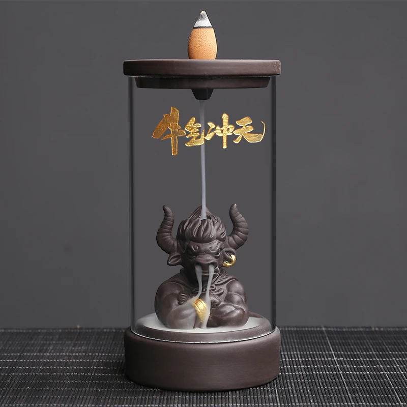 

Sandalwood Luxury Incense Waterfall Burners Unique Oil Creative Incense Burner Agarwood Wax Encensoir Home Decoration GXR40XP