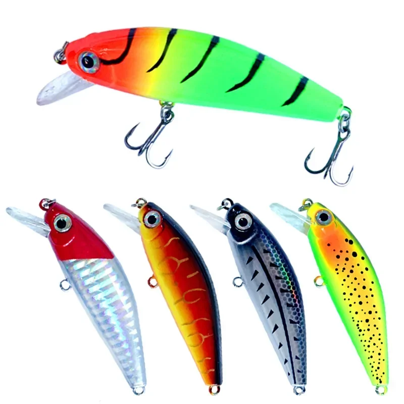 Minnow Fishing Lure Winter Sinking for Fishing Tackle Wobbler Artificial Bait Goods Pike Pesca Trout Lure Spinning Carp Hooks