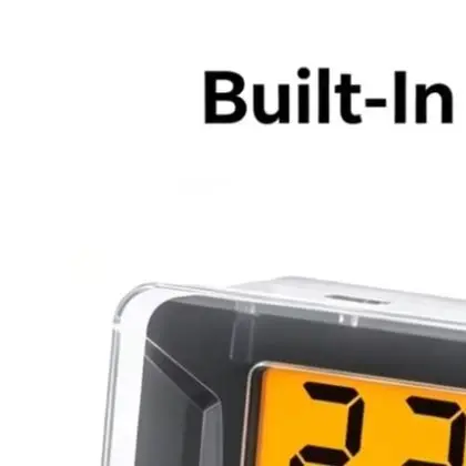 AC Voltage and Current Digital Tester with Backlit LCD Interface and Adjustable Calibration for Repeatable Results