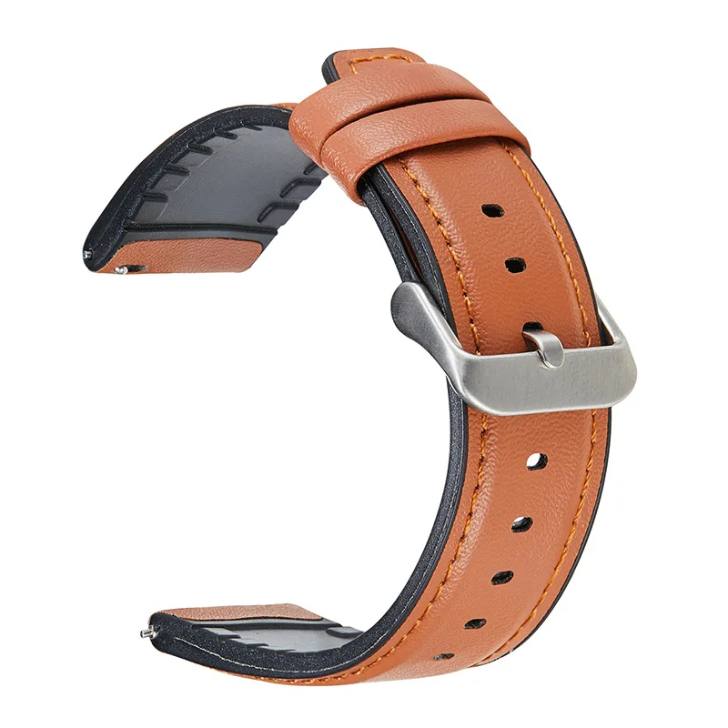 Silicone Leather Strap for Amazfit Bip 6 5 Bip6 Smart Watch Quick 22mm Replacement Wristband for Amazfit Bip5 Unity Accessories
