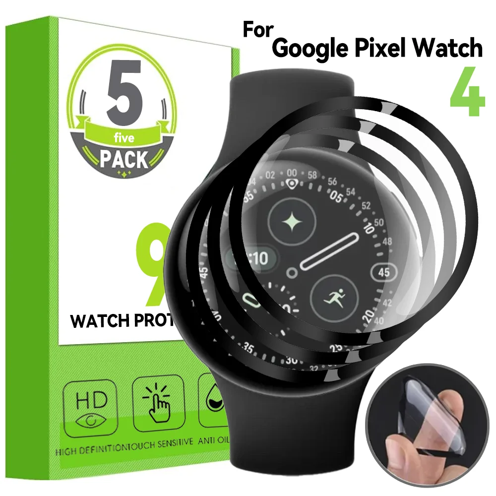 1-5pcs for Google Pixel Watch 4 41mm 45mm Watch Screen Protector PMMA Composite Films Not Glass Anti-Scratch Protective Film