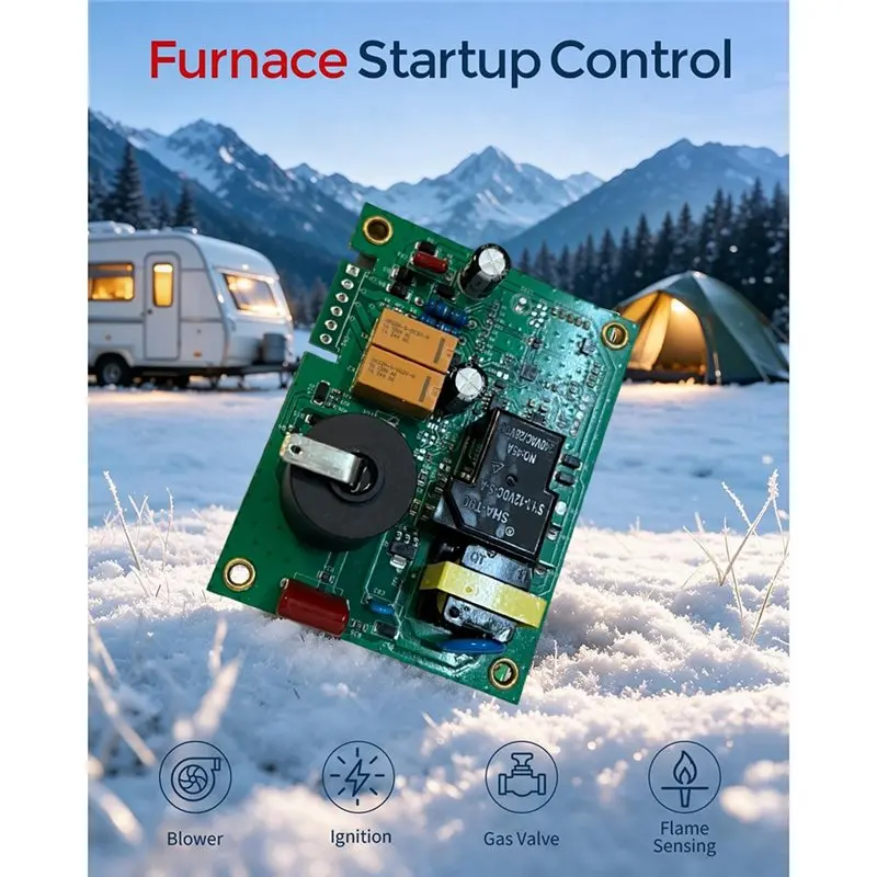 Efficientt-RV For Suburban 12V Motorhome Furnace Control Board 520820 Ignition Circuit Board And Fan Control Module