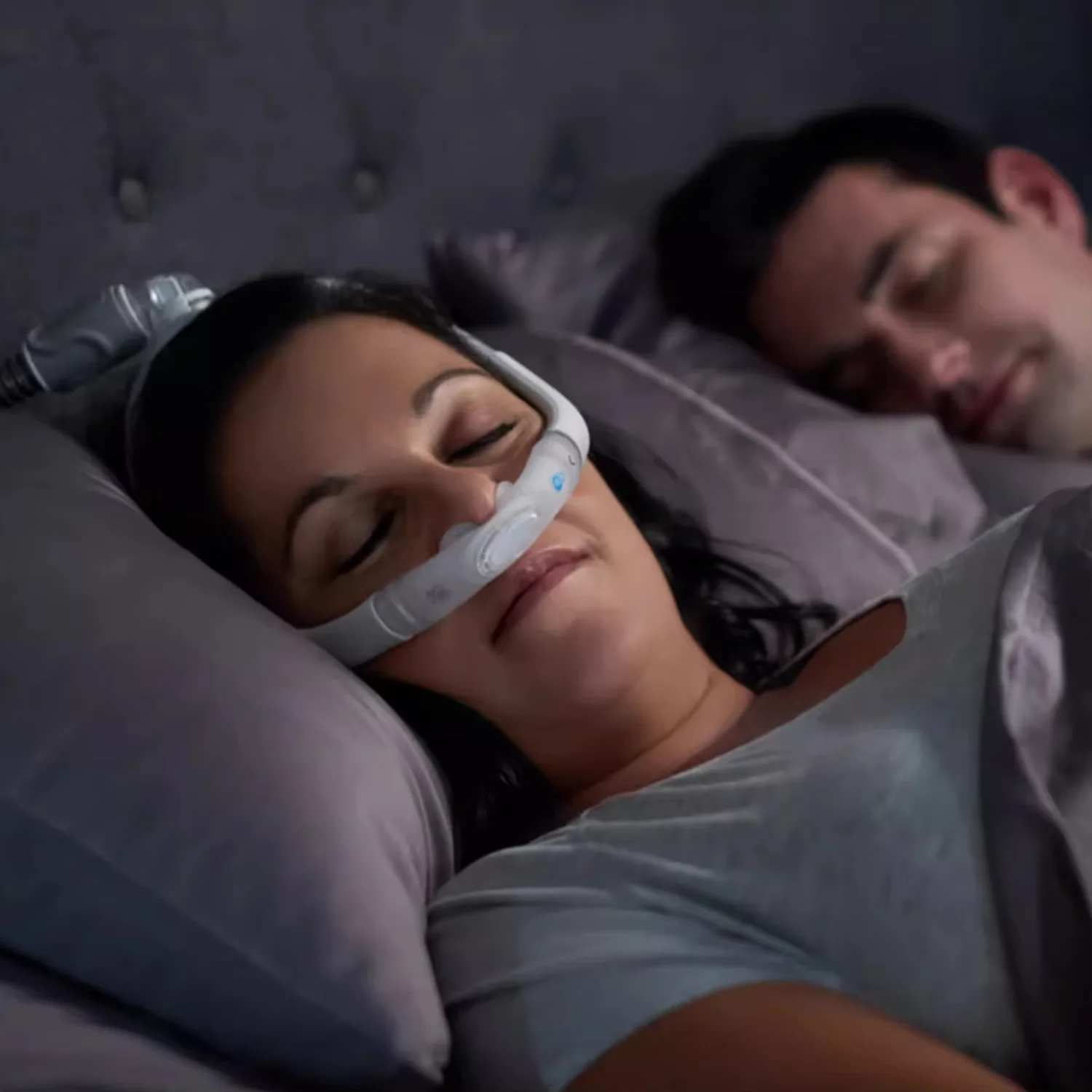 قناع وسائد الأنف Resmed Airfit P30i قناع CPAP يتضمن حزام وإطار وسادة (M/L/S) توقف التنفس أثناء النوم ومضاد للشخير #3