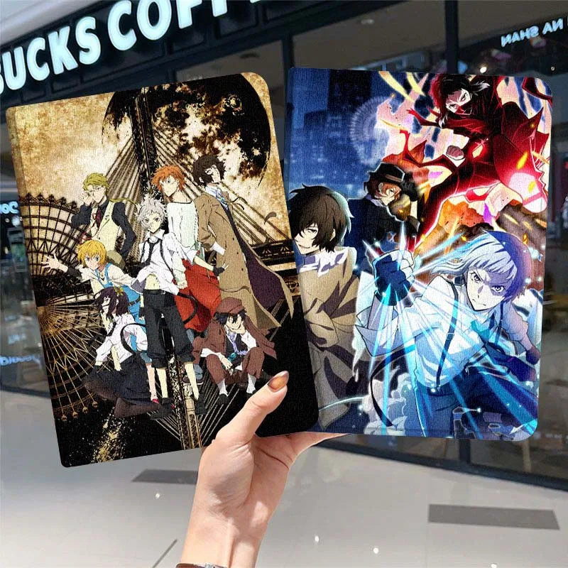 

Bungo Stray Dogs Anime Tablet Case For Samsung Galaxy Tab A A7 A8 A9 A11 S6 S11 Lite Plus 10.1 10.4 10.5 Inch