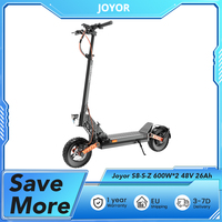 Joyor S8-S-Z Electric Scooter with Turn Signal 600W*2 Motor 48V 26Ah Battery 55km/h Max Speed, 75km Range, Dual Hydraulic Brakes
