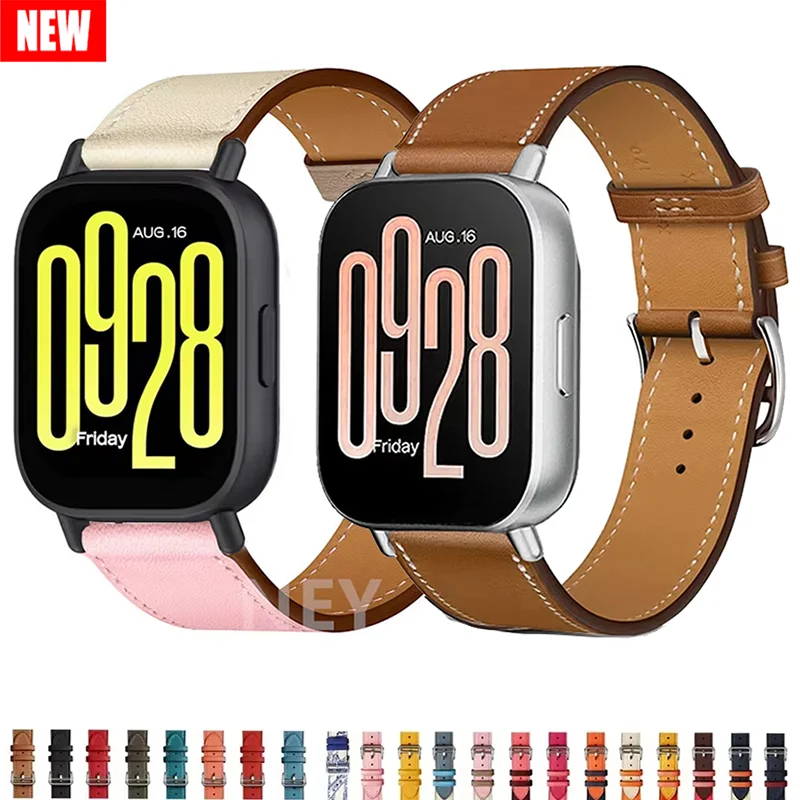 ห่วงหนังสําหรับ Redmi Watch 5 Active Band สําหรับ Redmi Watch 5 Lite Xiaomi นาฬิกา S4 สายรัดข้อมือ 20 มม.22 มม.