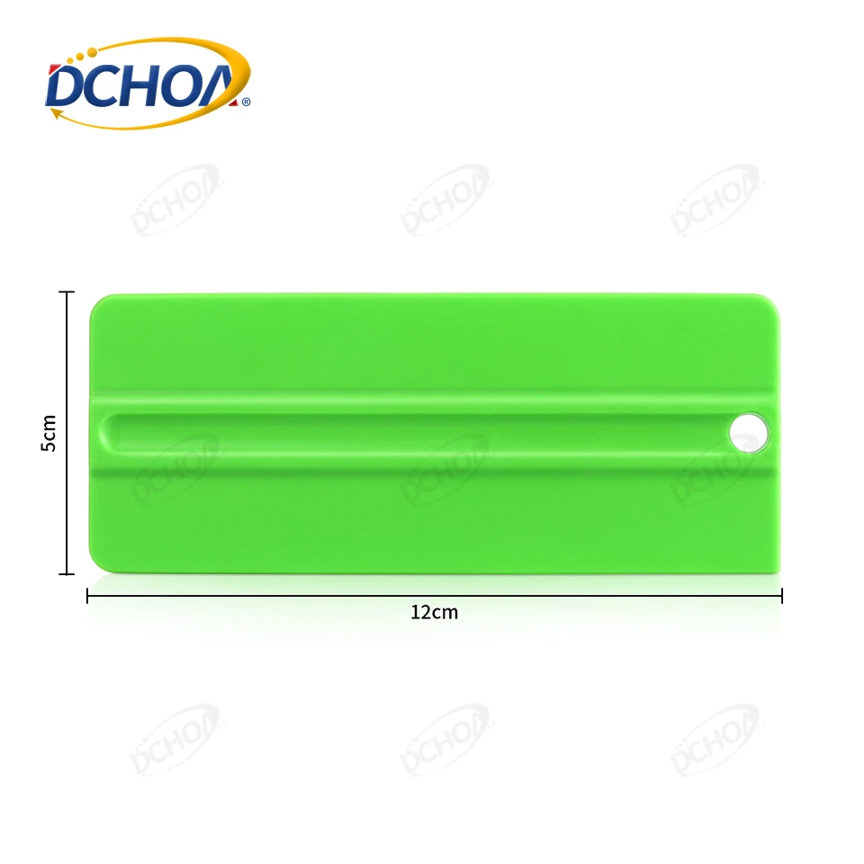 DCHOA Felt Edge Squeegee Vinyl Wrap Scraper Carbon Fiber Film Tool For Car Wrapping Window Tint Installation Sticker Bubble Free