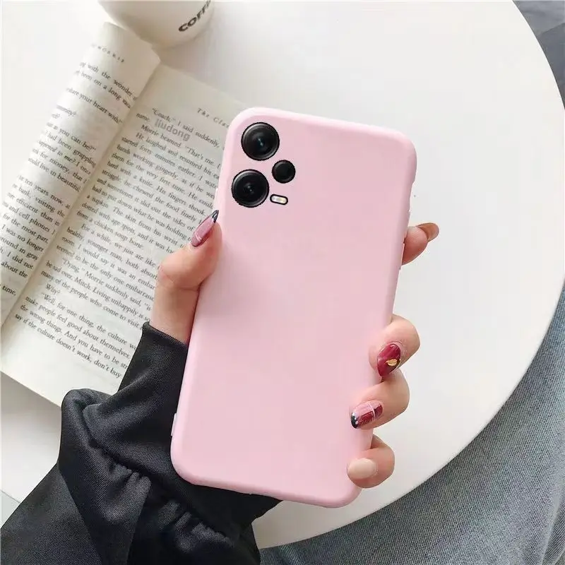 Flüssige Silikonhülle für Xiaomi Redmi Note 12 Pro Plus Note 12 Pro + Linsenschutz, stoßfeste Abdeckung für Poco X5 Pro 5G Hüllen – Detail 8