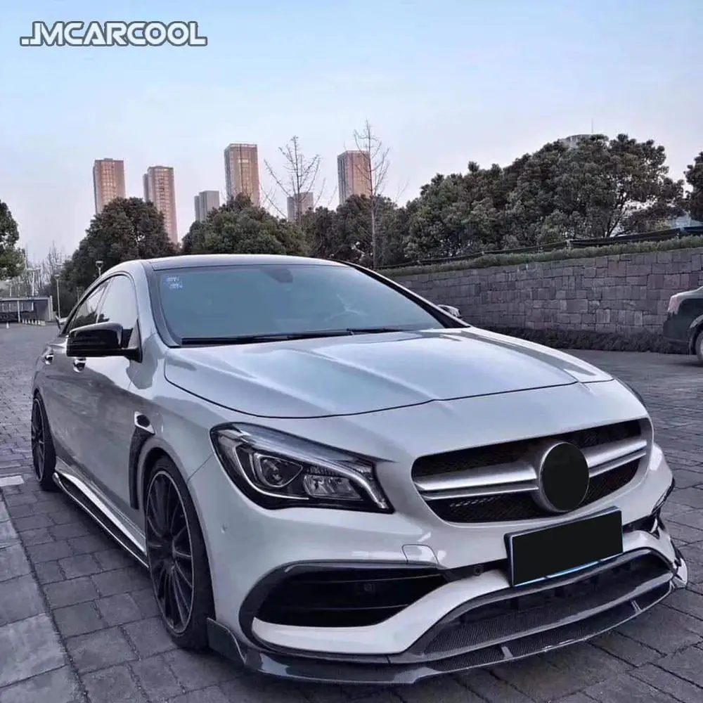 

ABS Air Vent Trim Covers For Benz CLA Class W117 CLA200 CLA220 CLA45 AMG 2016-2018 Front Bumper Fog Lamp Grills Car Styling