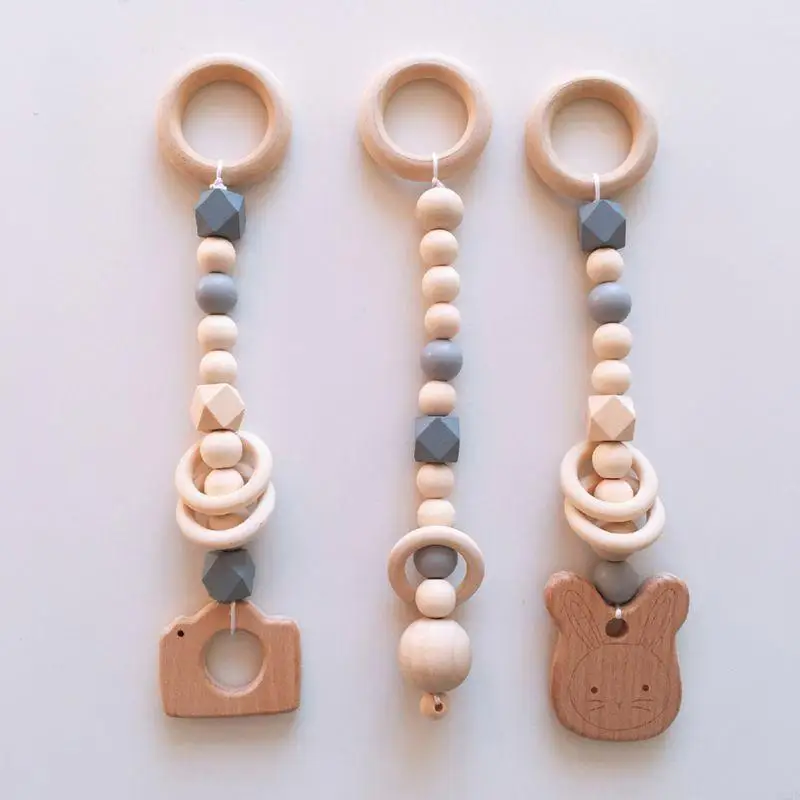 

Q22D Nordic Cartoon Solid Baby Kids Ftness Rack Children Room Decoration with Ornaments Infant Clothes Frame