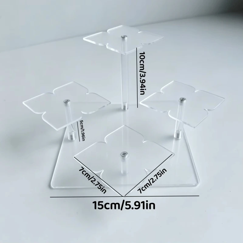 High Transparency Acrylic Display Rack for Jewelry and Cosmetics