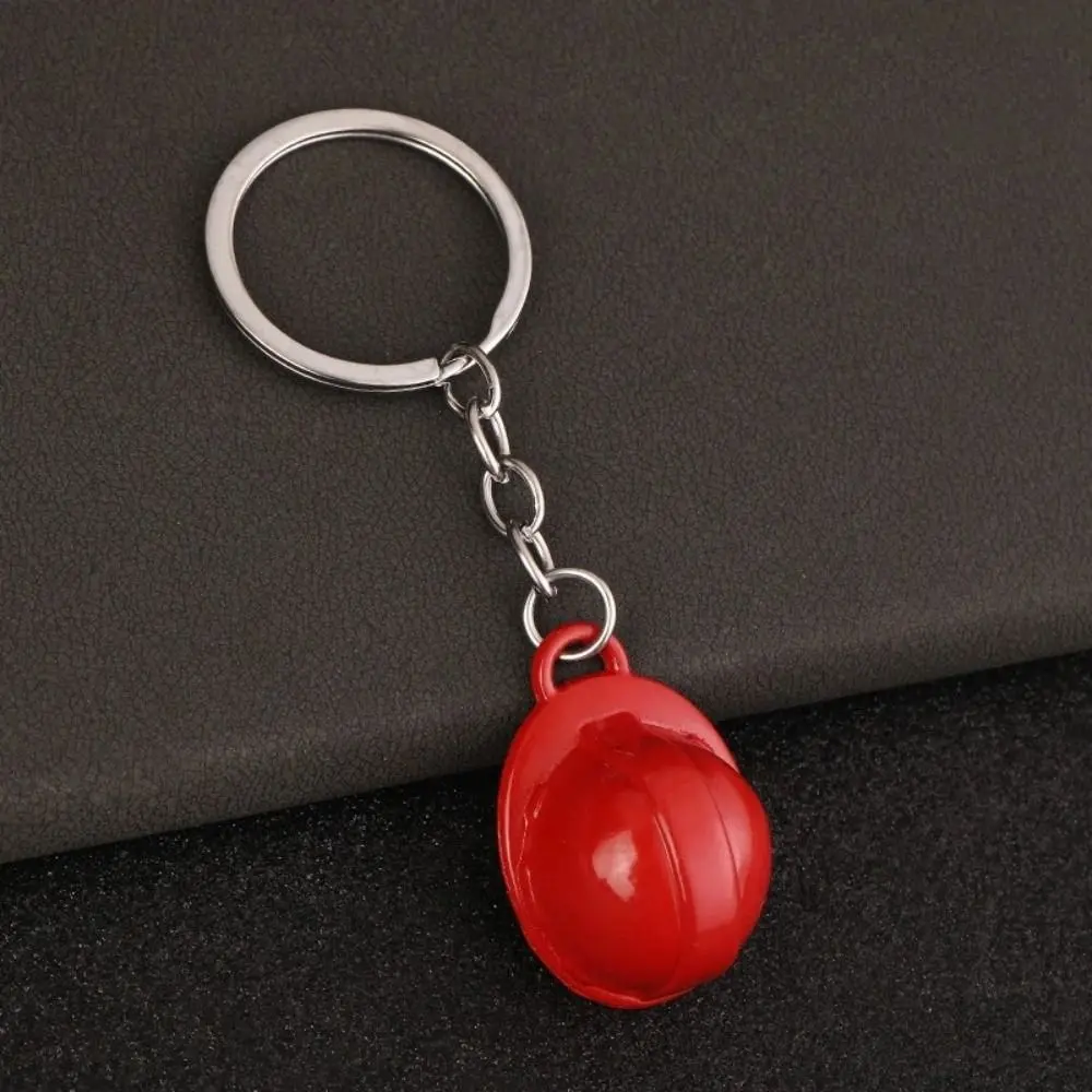 Best Wishes Funny Safety Helmet Keychain Creative Ornaments Hard Hat Pendant Friendship Mini Bag Hanging Key Decor